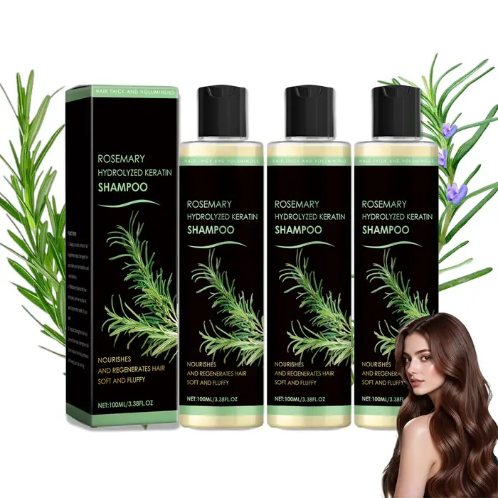 Shampoing au romarin pour cuir chevelu gras