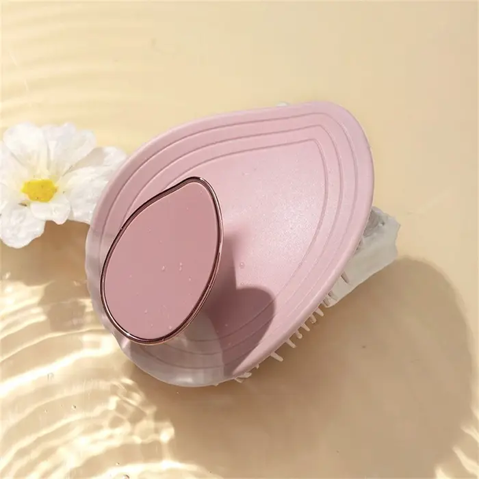 Brosse à shampoing en Silicone pour Massage du cuir chevelu, 1 pièce, essentiel pour le lavage des c