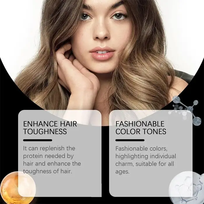 Shampoing de teinture pour cheveux polaires