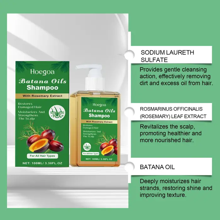 Pure Batana-Shampooing hydratant pour cheveux