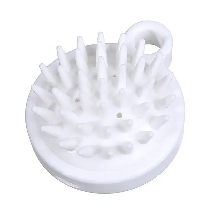 Brosse à shampoing en Silicone, peigne de Massage du cuir chevelu, nettoie le cuir chevelu à tout le