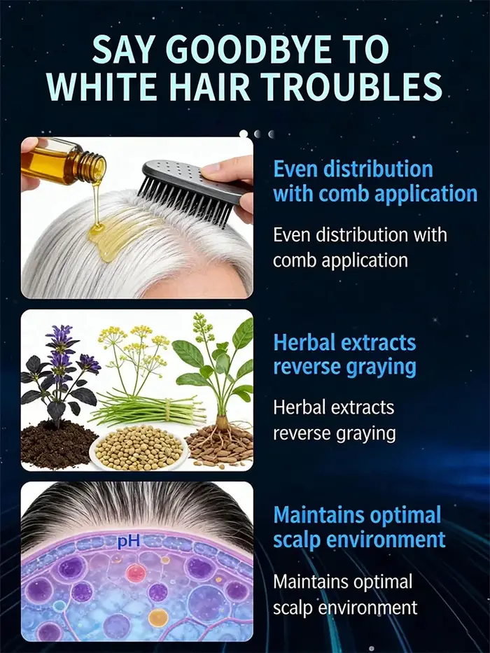 Les racines des cheveux sont entièrement nourries