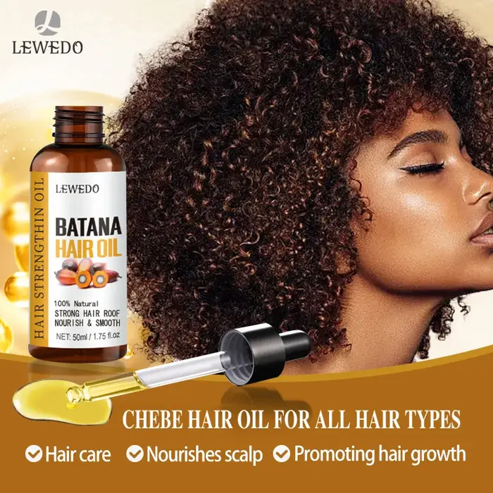 Lewedo Batana huile capillaire 100% sérum de croissance hydratant apaisant cuir chevelu régénération des cheveux Essence ensemble naturel hydrate nourrir