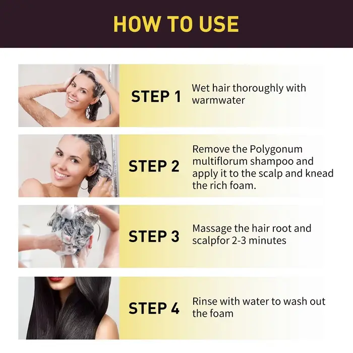 Shampoing 3 en 1 à base de plantes naturelles