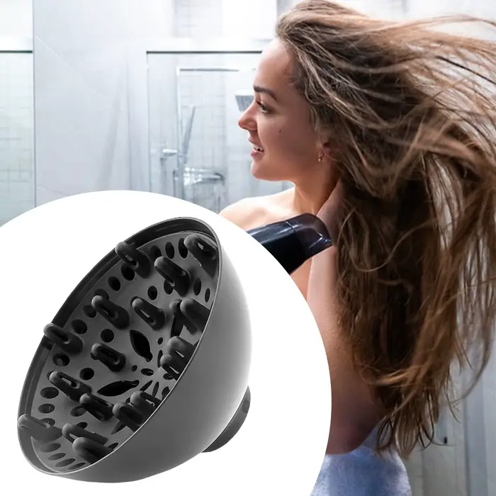 Diffuseur de cheveux bouclés diffuseur de cheveux Portable fournitures de soins de beauté pour les vacances d'été du matin Spa voyage nuit jour séchage à la chaleur