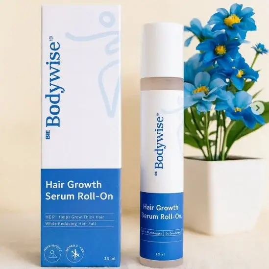 Lot de 2 sérums capillaires roll-on Be Bodywise à la 25ml de romarin pour la croissance des cheveux