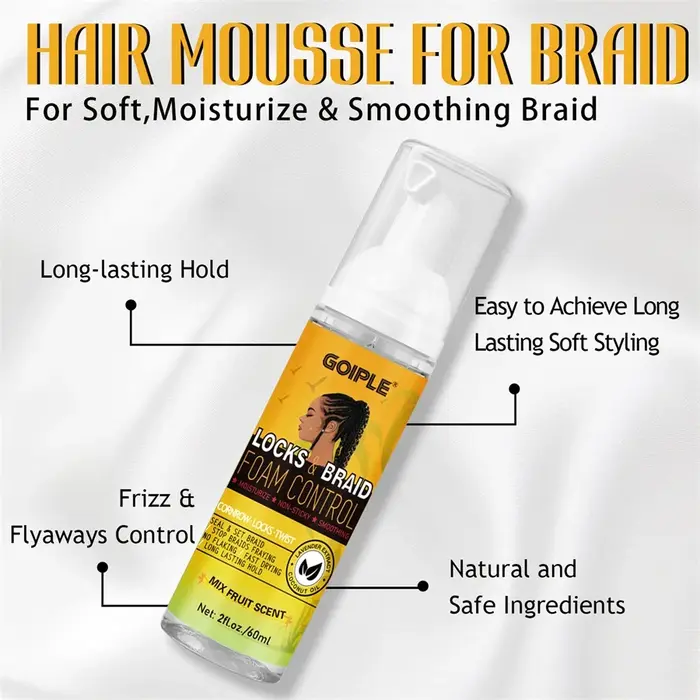 Mousse tressée à haute brillance