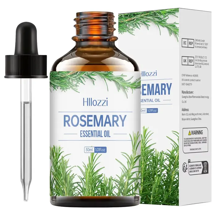 Huile essentielle de romarin, soins capillaires, massage du cuir chevelu, soins de la peau, huile es