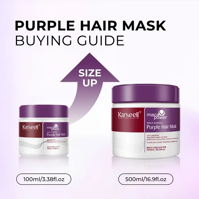 Karseell – masque capillaire violet professionnel
