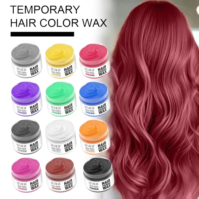 Cire colorante pour cheveux Halloween 13 couleurs 50g/120g