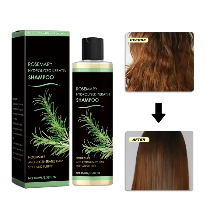 Shampoing au romarin biologique pour la croissance des cheveux