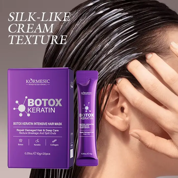 Masque capillaire à la kératine magique 5 secondes réparation dommages crépus doux lisse brillant cheveux hydrater en