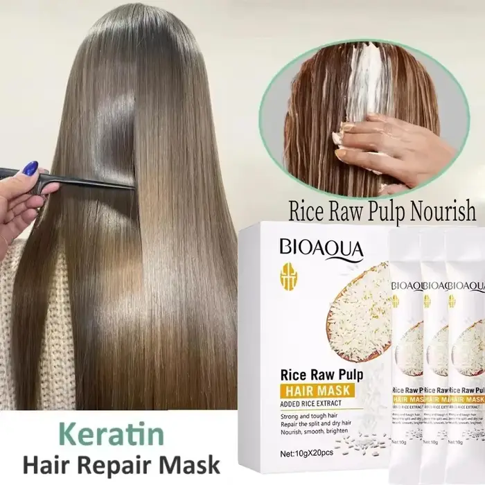 Masque capillaire à la kératine