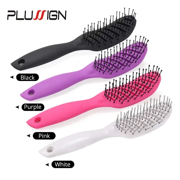 Brosse à cheveux bouclés, peigne de Massage pour Salon de coiffure, brosse de séchage démêlante, bro