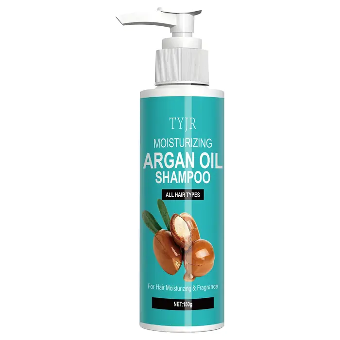 Le shampooing à l'huile d'argan marocain contient une formule hydratante naturelle à l'aloe vera