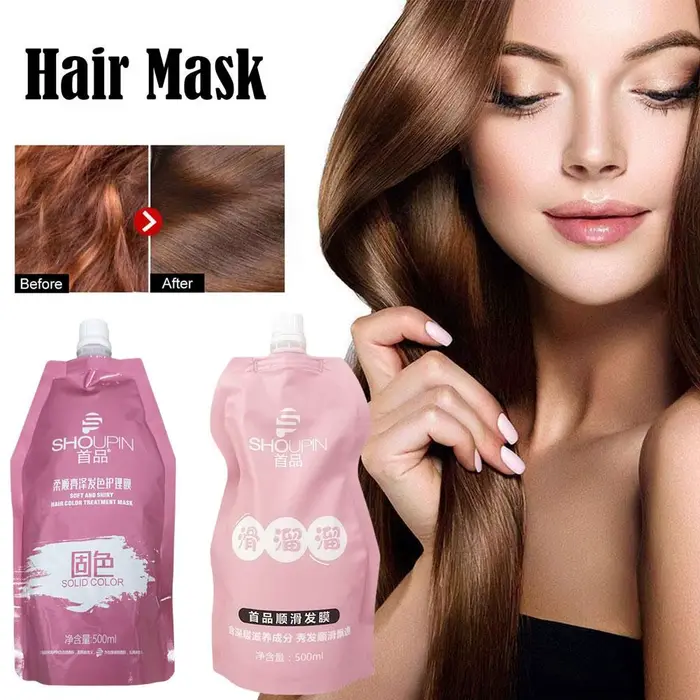 Masque capillaire magique à la kératine pour cheveux maltés