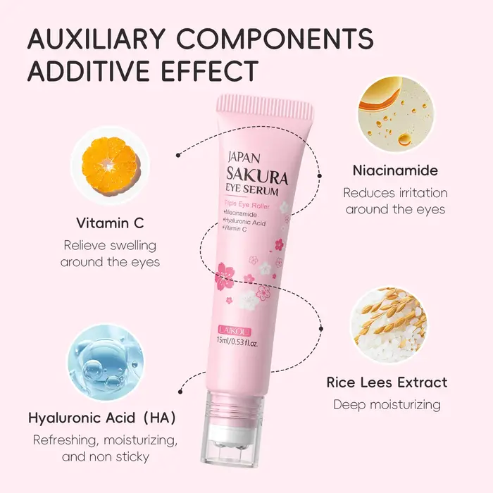 Sérum pour les yeux LAIKOU Sakura Roller 15ml