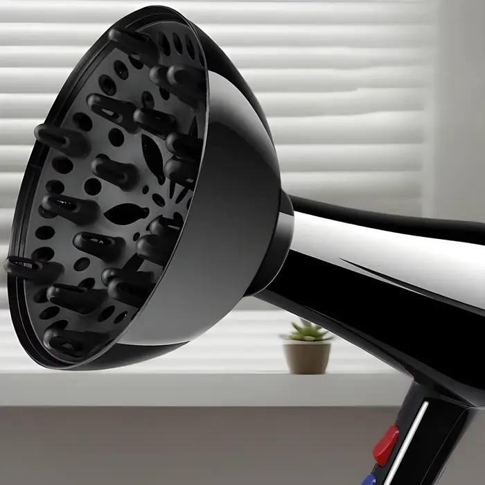 Tête de diffuseur de fixation de diffuseur de cheveux pour sèche-cheveux réglable de 1.4 à 2.6 pouces outil de coiffure professionnel