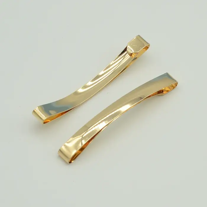 Épingles à cheveux à glissière en métal uni pour femmes, barrettes à cheveux, épingles à cheveux à p