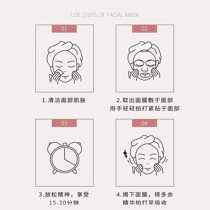 Essence réparatrice, raffermissante, éclaircissante et hydratante à l'acide hyaluronique NCT Pink 13
