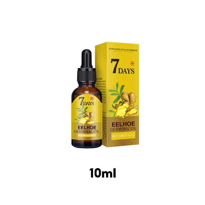 EELHOE Huile de croissance des cheveux au gingembre | Traitement anti-chute naturel essentiel | Solution nutritive hydratante pour tous types de cheveux 40 ml