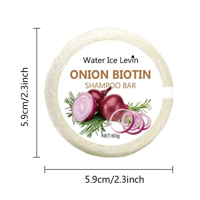 Savon Shampoing à l'oignon et à la biotine - 60 g