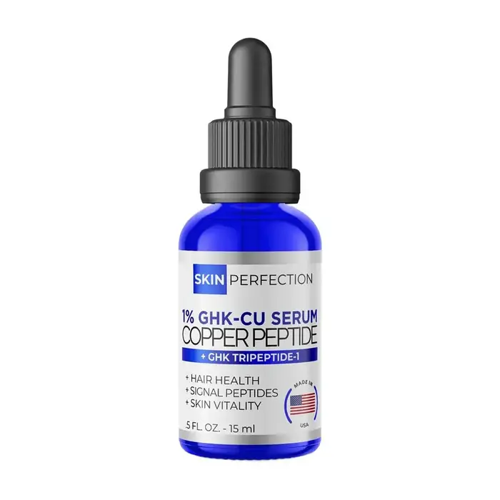 Sérum aux peptides de cuivre GHK-CU, nourrissant en profondeur, améliore l'élasticité de la peau, es