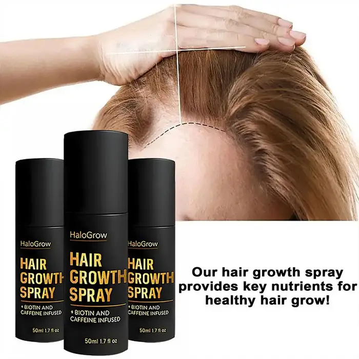 Sérum de croissance capillaire Halogrow – Spray stimulant la pousse des cheveux