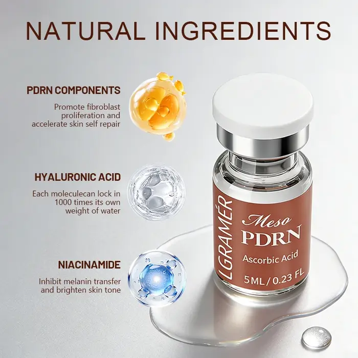 Sérum PDRN 5 ml, Léger et à Absorption Rapide