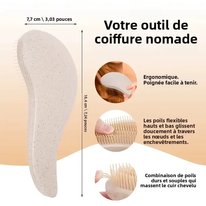 Peigne démêlant magique en boîte