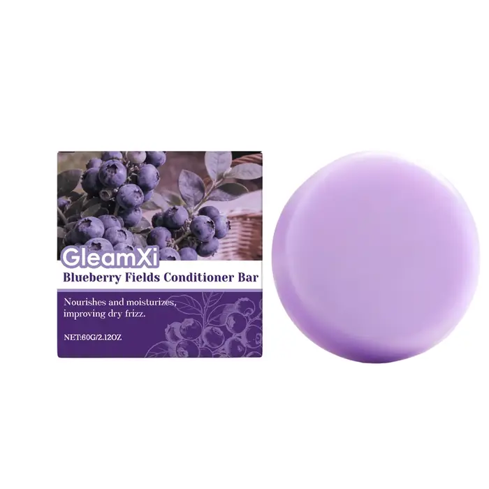 Savon capillaire Blueberry Garden - Soin doux, hydratant, nettoie le cuir chevelu, savon capillaire