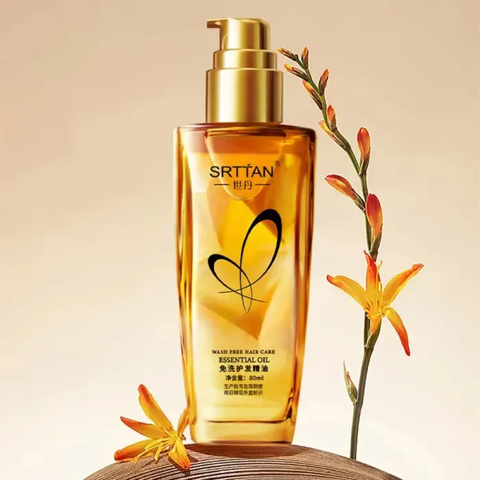 Huile essentielle pour le soin des perruques, hydratante et lissante, anti-frisottis et anti-pointes