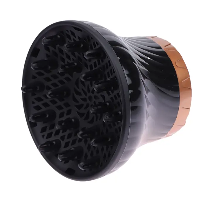 Diffuseur de cheveux universel Adaptable pour sèche-cheveux avec conception rotative cheveux bouclés grande capuche de vent forme fixe dispersant le vent