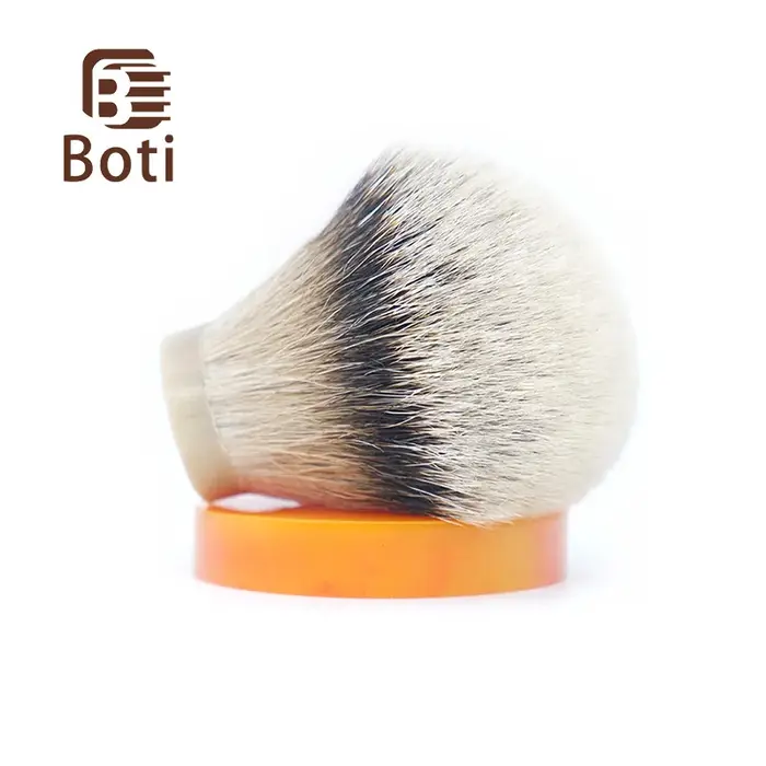 Boti brosses-shd soie, poils de blaireau avec nœud, très haute densité, en forme d'ampoule