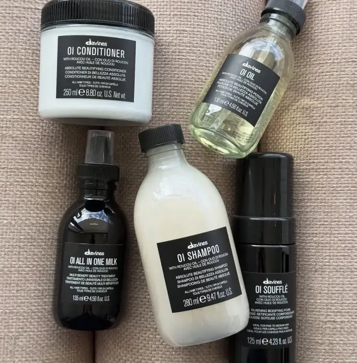 Davines OI Hair Shampoo Conditioner Series Set – Soin Capillaire Essentiel : Huile de Roucou OI Nourrissante