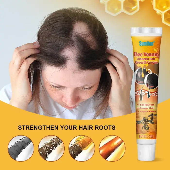 Crème de croissance des cheveux