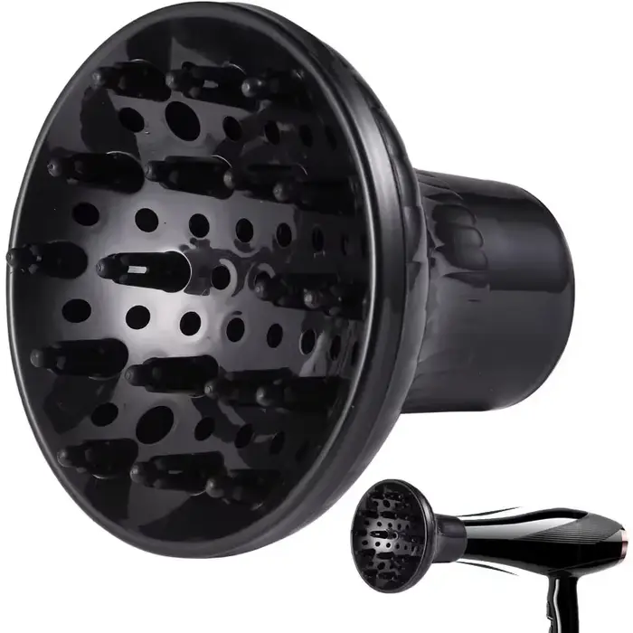 Diffuseur universel pour sèche-cheveux, diffuseur imperméable pour cheveux bouclés et ondulés, diffuseur résistant à la chaleur