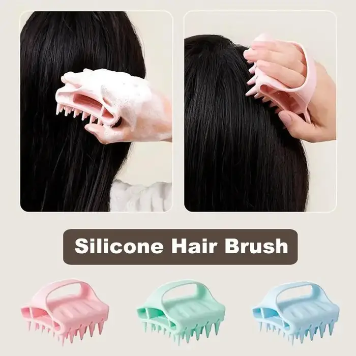Brosse de massage du cuir chevelu