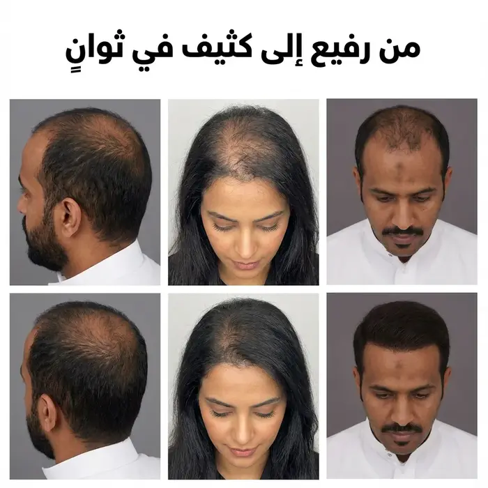 Fibres épaississantes pour cheveux 2 en 1 15g + Spray fixant 120ml Couverture naturelle Produits de beauté contre la