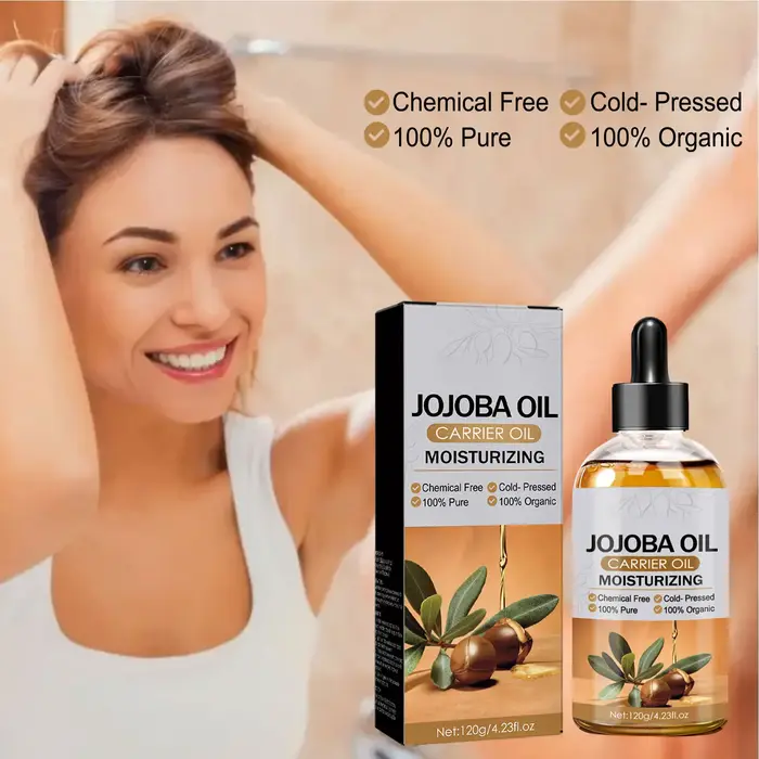Huile de jojoba douce pour cheveux
