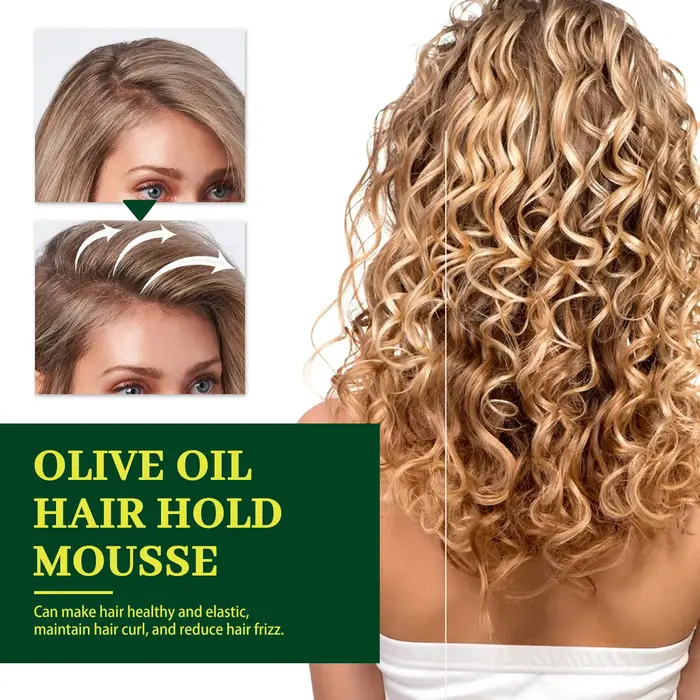 Mousse coiffante à l'huile d'olive