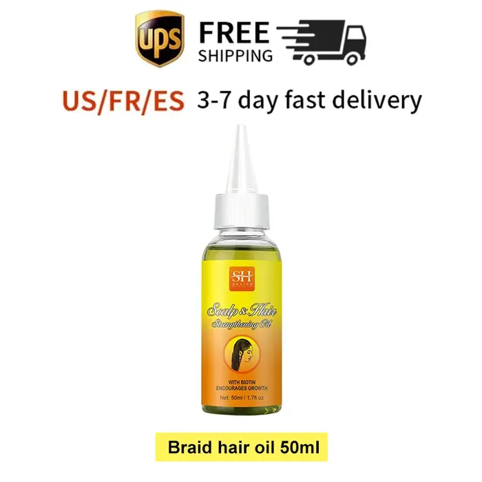Gel de tressage coiffant à l'alopécie de traction, 100g, contrôle des bords, crème saillante, biotin