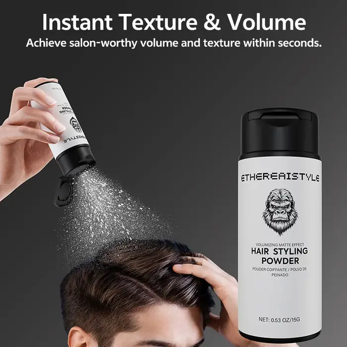 Poudre volumisante et contrôlée pour cheveux – Souleur des racines
