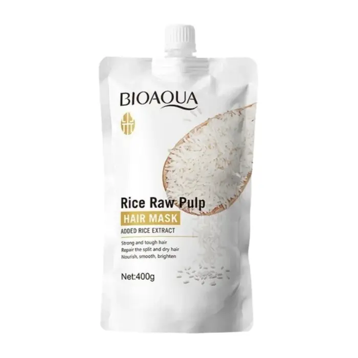 Masque capillaire à la kératine magique au riz