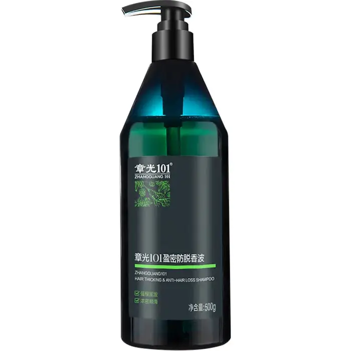 Zhangguang 101 shampooing de contrôle de l'huile d'épreuve de perte d'épaississement des cheveux 500g