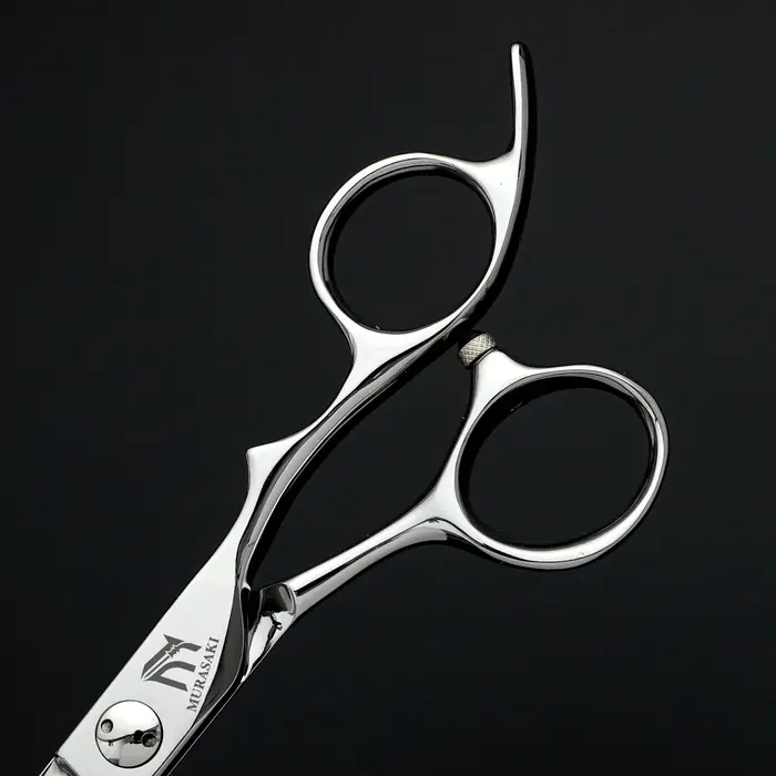 Ciseaux de barbier professionnels MURASAKI, ciseaux amincissants à Double dent de 6.0 pouces, techno