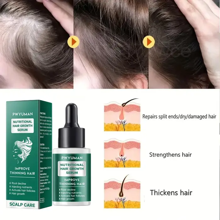 Sérum de croissance rapide des cheveux pour femmes et hommes