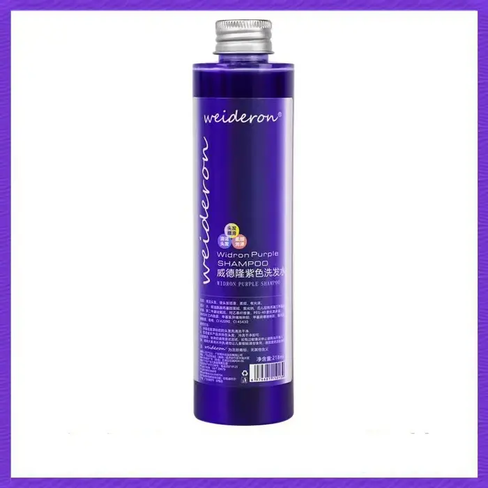 Shampoing Anti-brassé argenté pour garder les cheveux, gris cendré, élimine le jaune et violet, pour