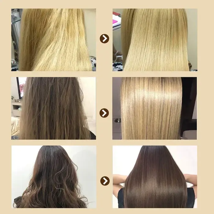 PURC 5 secondes traitement magique masque capillaire répare les dommages frisottis cheveux kératine