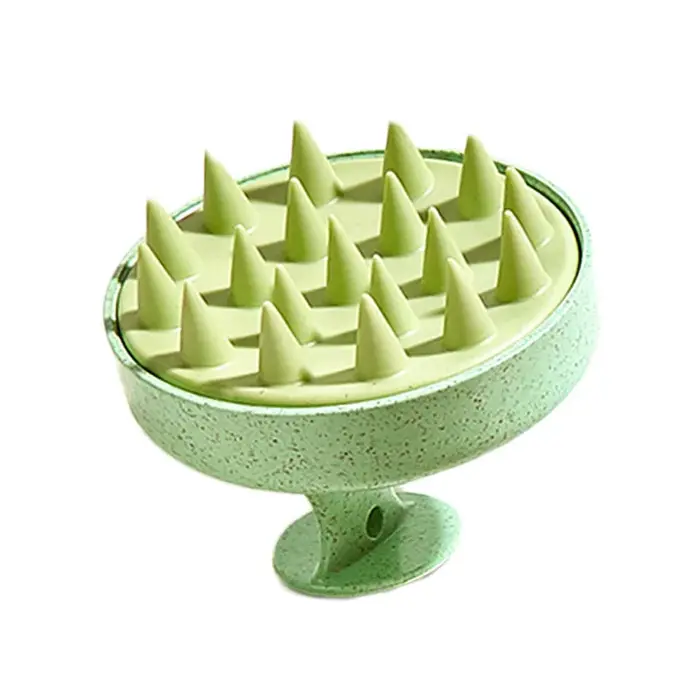 Peigne de massage du cuir chevelu en silicone